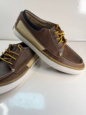 Vans OTW Collection Leather Boat Sneakers – Size US 9 (EU 42) – Brown